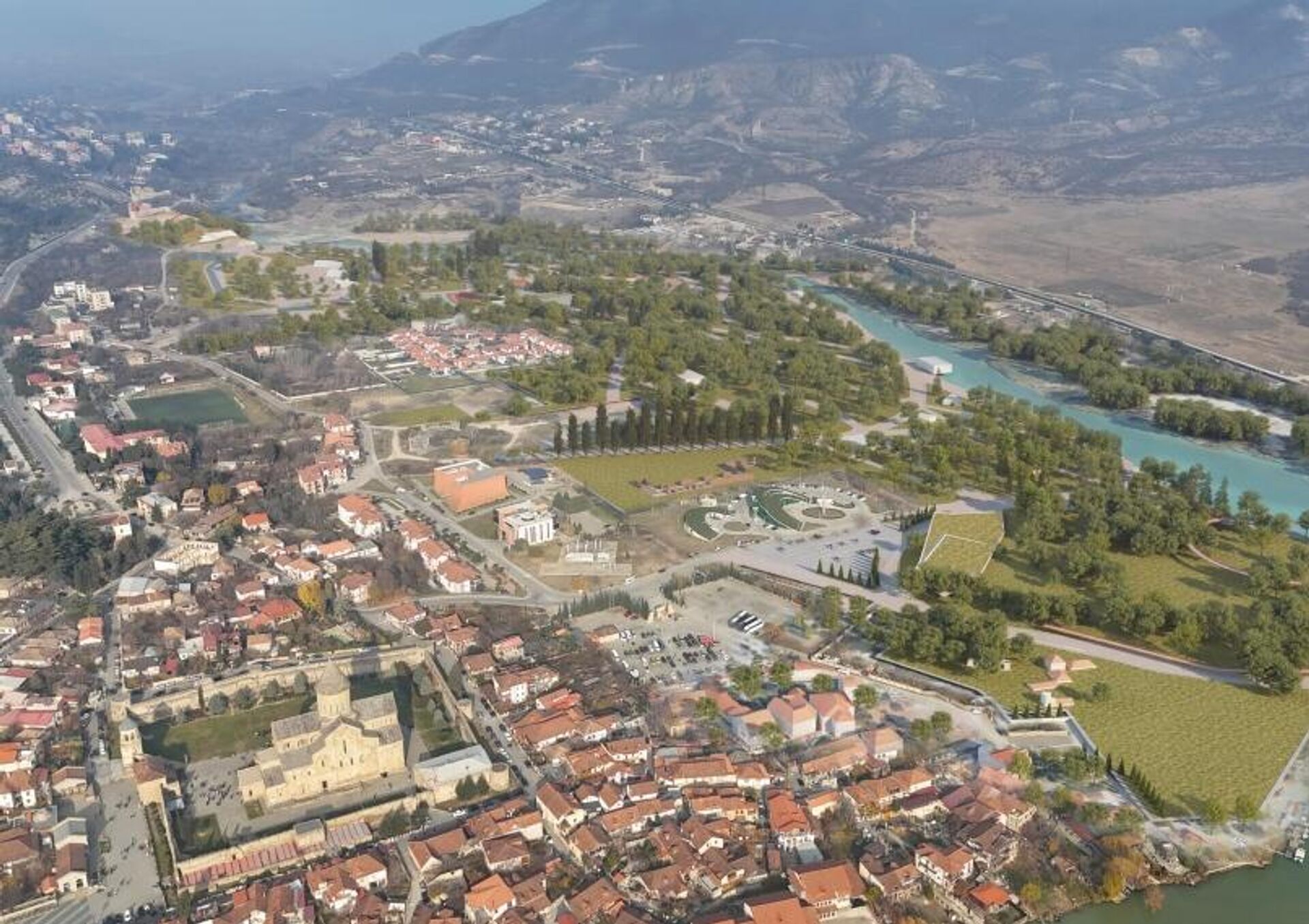 В Мцхета началось проектирование парка возле Театратрона - Sputnik საქართველო, 1920, 12.02.2026