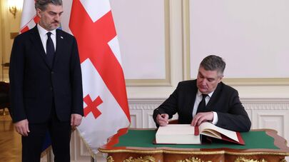 Президент Хорватии Зоран Миланович с визитом в Грузии
