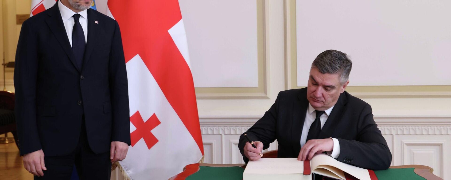 Президент Хорватии Зоран Миланович с визитом в Грузии - Sputnik Грузия, 1920, 12.02.2026