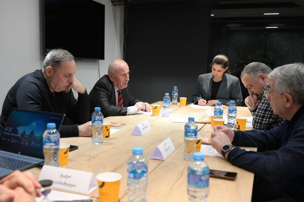 Участники задавали вопросы и делились своим видением роли страны в международных логистических цепочках. - Sputnik Грузия