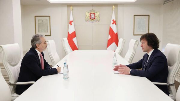 Встреча премьера с послом Израиля - Sputnik Грузия