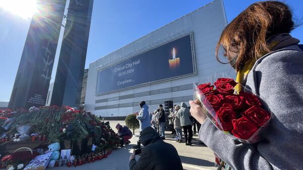Открытие мемориала жертвам теракта в Крокус Сити Холле - Sputnik საქართველო
