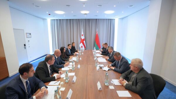 Заседание грузино-белорусской межправительственной комиссии по экономическому сотрудничеству - Sputnik Грузия