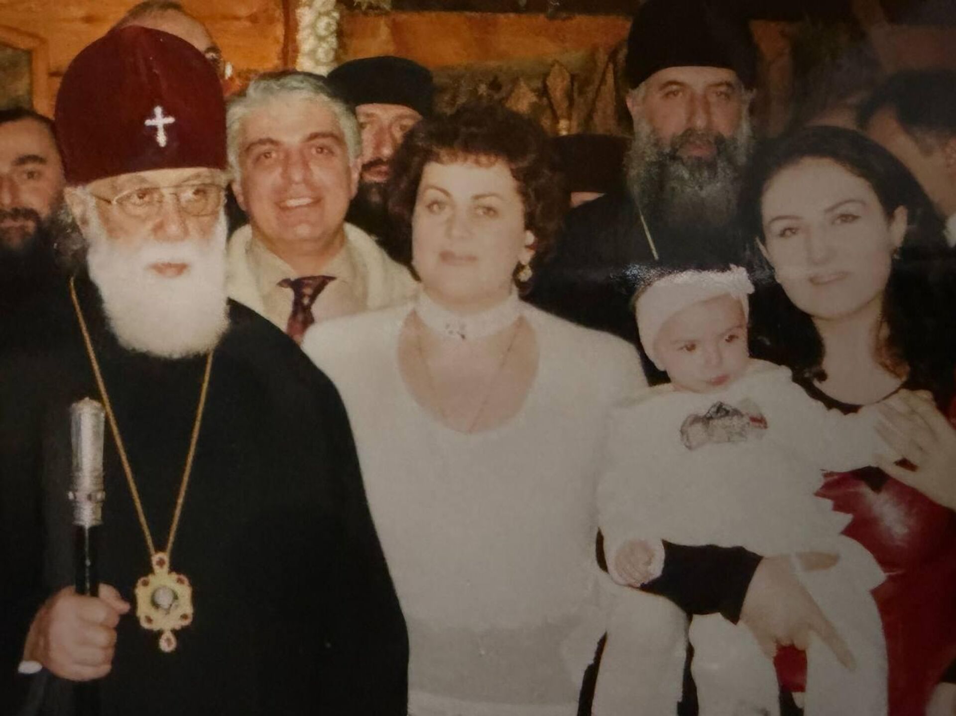 Семейный архив Мамуки Пипия - встречи с Патриархом - Sputnik Грузия, 1920, 19.03.2026