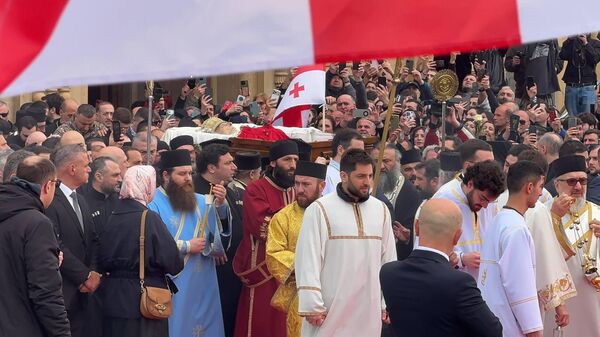 Похороны Католикоса-Патриарха всея Грузии Илии Второго 22 марта 2026 года - Sputnik საქართველო