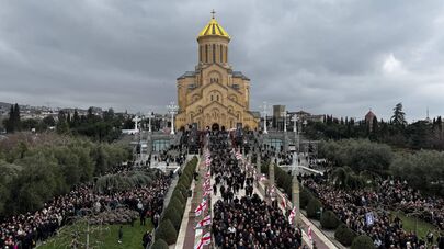 Похороны Католикоса-Патриарха всея Грузии Илии Второго 22 марта 2026 года