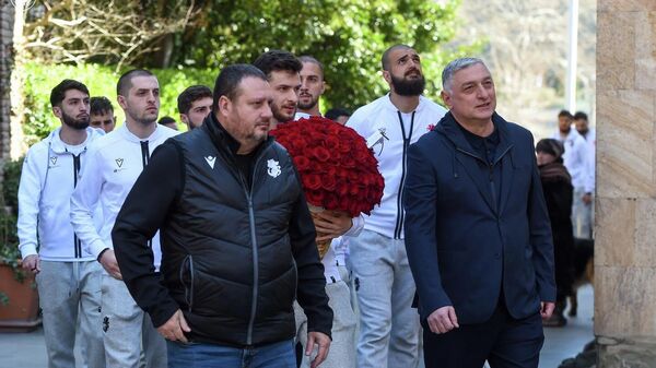 საქართველოს ნაკრები სიონის ტაძარში - Sputnik საქართველო