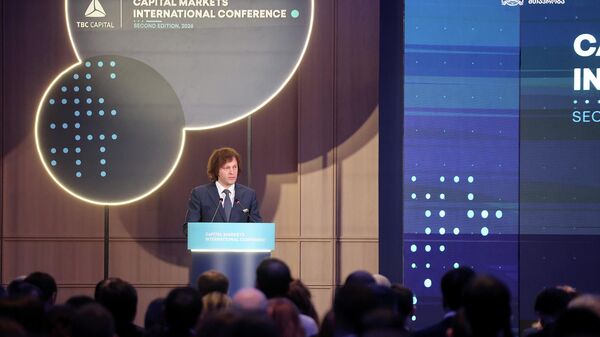 ირაკლი კობახიძე კაპიტალის ბაზრების საერთაშორისო კონფერენციაზე  - Sputnik საქართველო