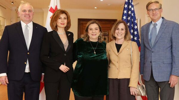 საქართელოს პირველი ლედის ვიზიტი აშშ-ში - Sputnik საქართველო