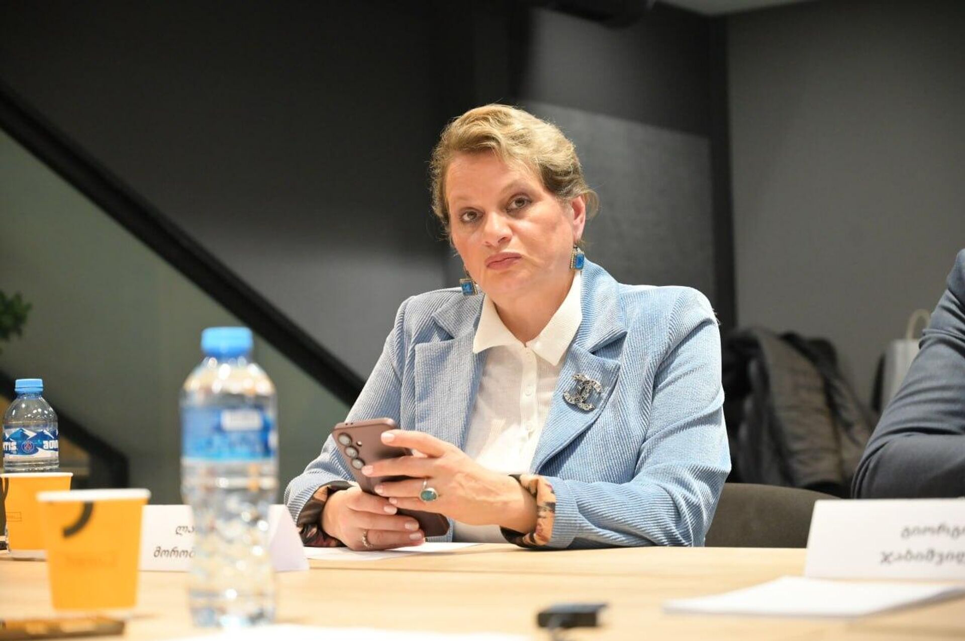 Круглый стол Украинский кризис – влияние на Грузию и последствия для мира Круглый стол Украинский кризис – влияние на Грузию и последствия для мира - Sputnik საქართველო, 1920, 27.03.2026