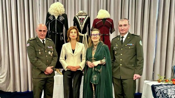 ქართული სტენდი აშშ-ის სამხედრო ბაზაზე - Sputnik საქართველო