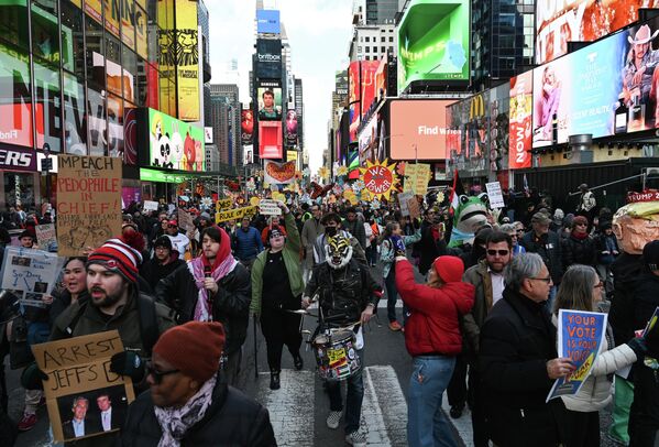 Протесты в Нью-Йорке - Sputnik Грузия