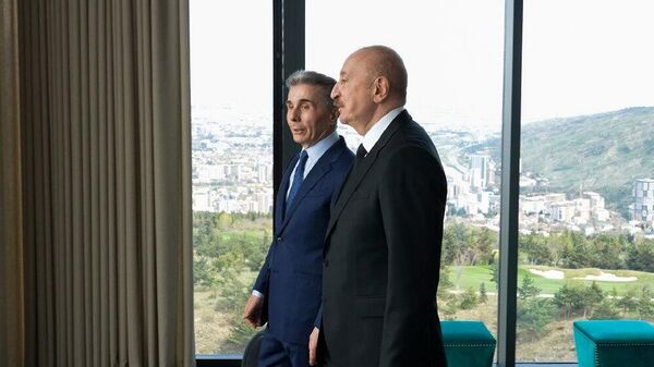 Бидзина Иванишвили и Ильхам Алиев - Sputnik Грузия