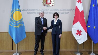 Встреча министра иностранных дел Грузии Маки Бочоришвили с казахстанским коллегой Ермеком Кошербаевым
