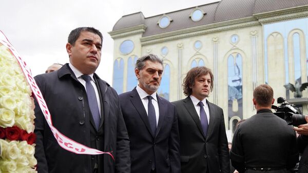 ქვეყნის პირველმა პირებმა 9 აპრილს დაღუპულთა ხსოვნას პატივი მიაგეს - Sputnik საქართველო