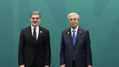 Президент Грузии Михаил Кавелашвили и президент Казахстана Касым-Жомарт Токаев