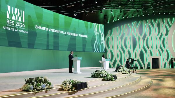 Президент Грузии Михеил Кавелашвили в Астане, апрель, 2026 - Sputnik Грузия