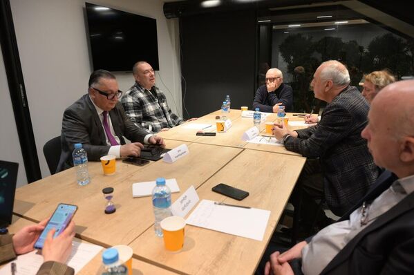 В зале началась активная реакция – эксперты уточняли друг у друга позиции. - Sputnik Грузия