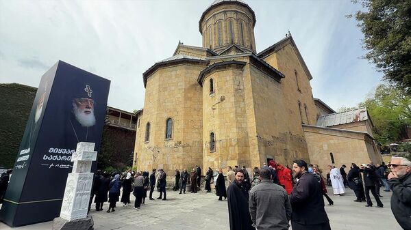  საქართველოს პატრიარქის გარდაცვალებიდან 40 დღე შესრულდა - Sputnik საქართველო