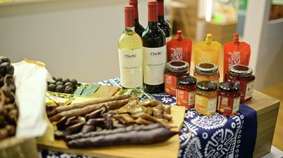 Грузинский павильон на выставке сельскохозяйственной продукции CASPIAN AGRO 2026 в Баку
