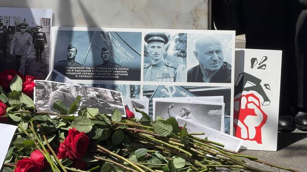 Мелитон Кантария стал одним из тех, кто в мае 1945 года установил Знамя Победы над рейхстагом. - Sputnik Грузия