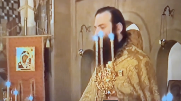 მოსკოვში, წმინდა გიორგის სახელობის ქართულ ტაძარში შიო მესამე წირვას აღავლენს - ვიდეო