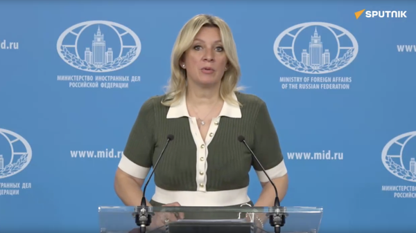 Захарова отвечает на вопросы журналистов по актуальной повестке - видео - Sputnik Грузия