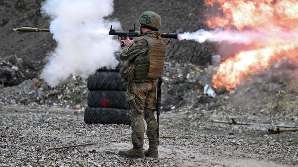 Боевое слаживание штурмовиков ВС РФ в зоне СВО - Sputnik Грузия