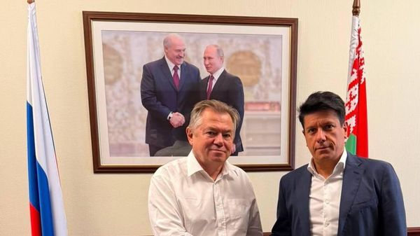 Мамука Пипия на встрече с Государственным секретарем Союзного государства Сергеем Юрьевичем Глазьевым - Sputnik Грузия