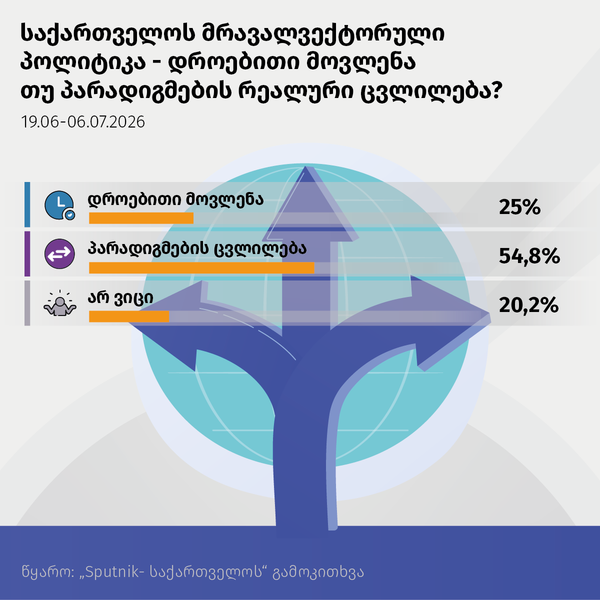 საქართველოს მრავალვექტორული პოლიტიკა - დროებითი მოვლენა თუ პარადიგმების რეალური ცვლილება? - Sputnik საქართველო