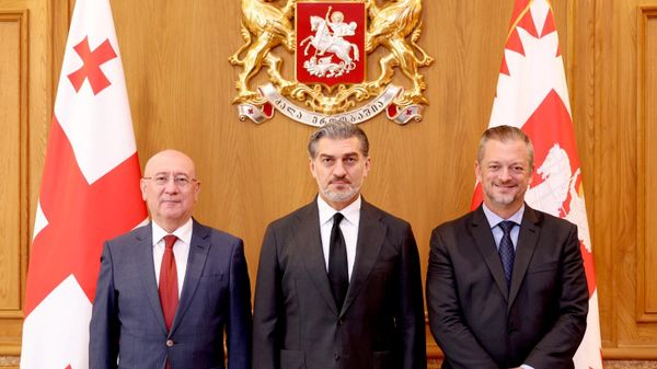 Михаил Кавелашвили встретился  с президентом МПК Эндрю Парсонсом и президентом МСА Ильгаром Рахимовым - Sputnik Грузия