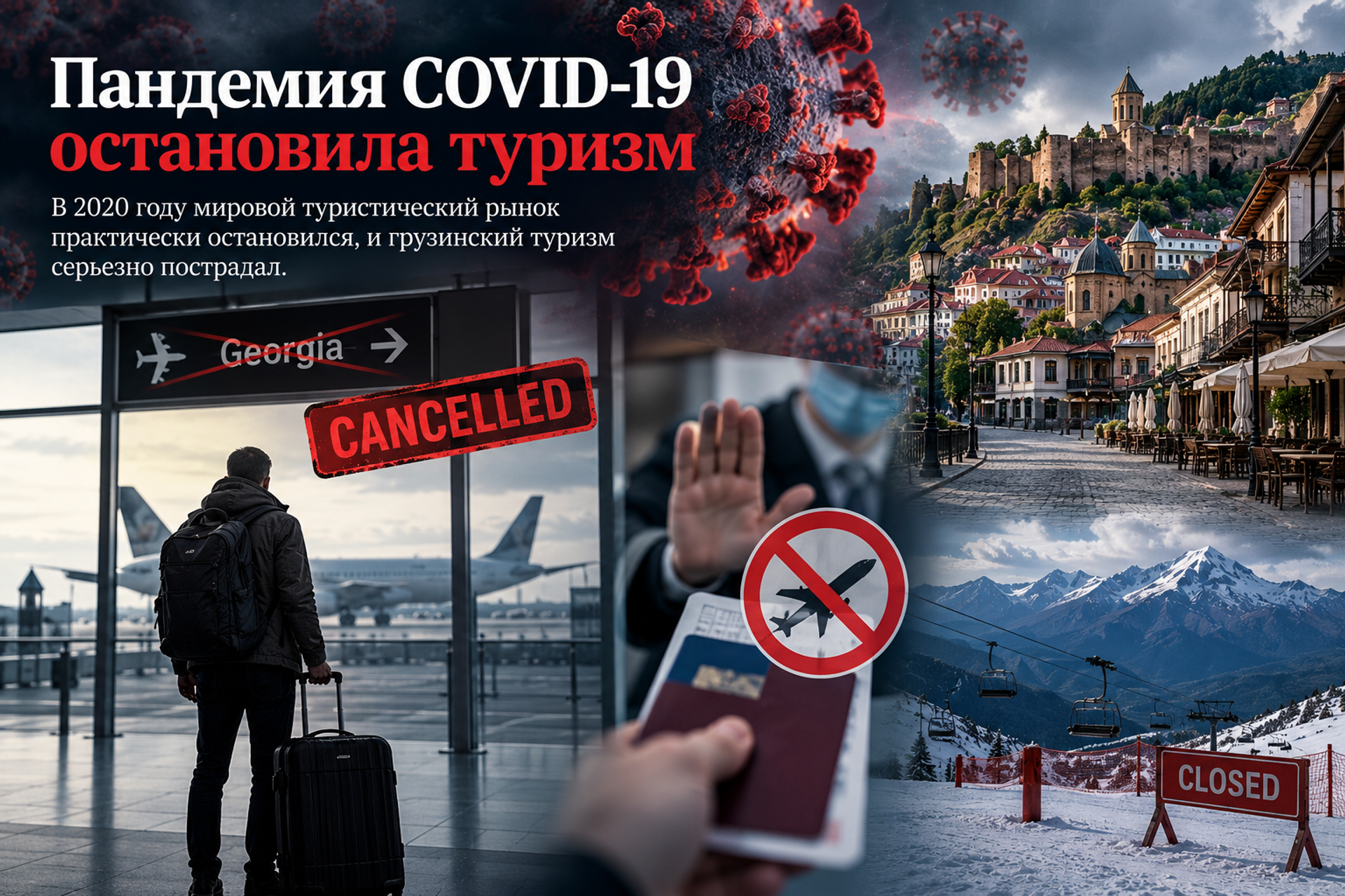 Пандемия COVID-19 и туризм в Грузии ИИ - Sputnik Грузия, 1920, 05.10.2026