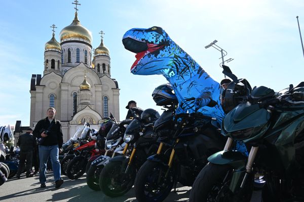 Байкеры во время закрытия мотосезона во Владивостоке. - Sputnik Грузия