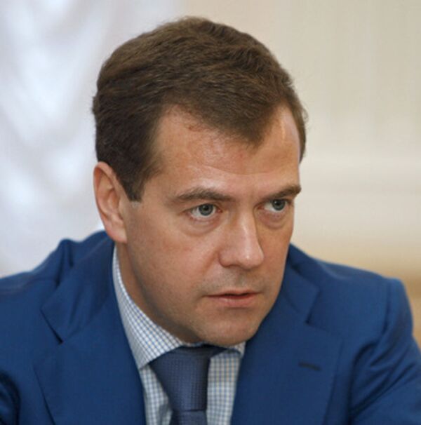 Президент России Дмитрий Медведев - Sputnik საქართველო