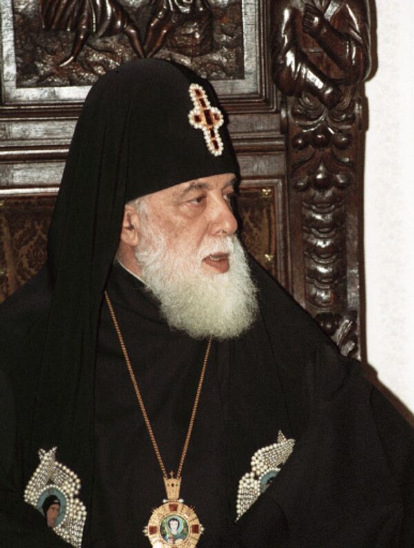 Глава грузинской церкви, Католикос-Патриарх Всея Грузии Илиа II - Sputnik Грузия