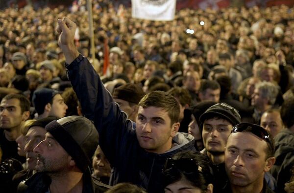 митинг оппозиции в Тбилиси - Sputnik საქართველო