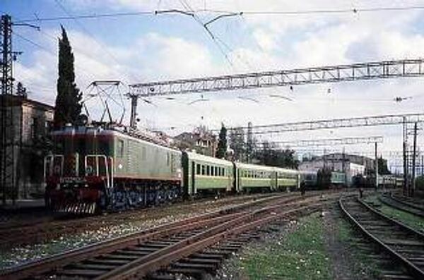 железная дорога, пассажирский поезд - Sputnik Грузия
