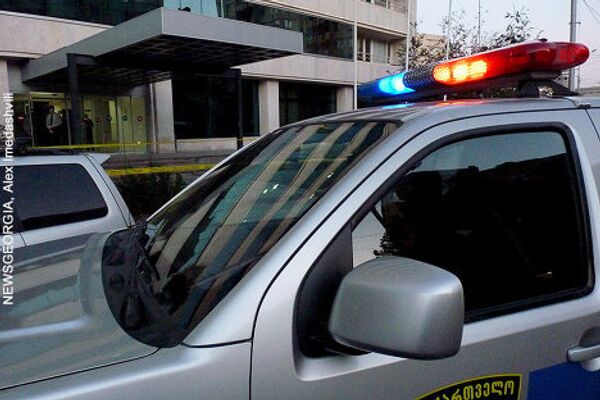 Полиция у здания тбилисской мэрии. - Sputnik Грузия