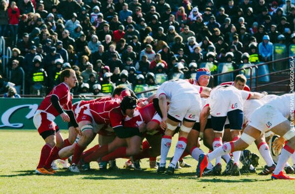 Сборная Грузии одержала победу над российской командой в Кубке европейских наций по регби с разгромным счетом – сорок шесть - ноль. Матч прошел 17 марта на стадионе имени Михаила Месхи при переполненных трибунах – впервые за последние четыре года российская сборная играла в Тбилиси. - Sputnik Грузия