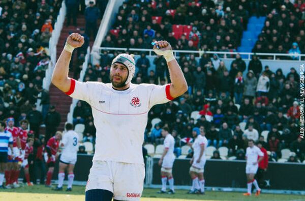 Сборная Грузии одержала победу над российской командой в Кубке европейских наций по регби с разгромным счетом – сорок шесть - ноль. Матч прошел 17 марта на стадионе имени Михаила Месхи при переполненных трибунах – впервые за последние четыре года российская сборная играла в Тбилиси. - Sputnik Грузия