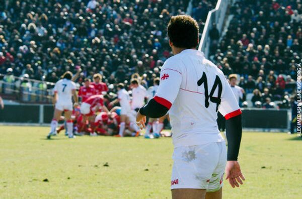 Сборная Грузии одержала победу над российской командой в Кубке европейских наций по регби с разгромным счетом – сорок шесть - ноль. Матч прошел 17 марта на стадионе имени Михаила Месхи при переполненных трибунах – впервые за последние четыре года российская сборная играла в Тбилиси. - Sputnik Грузия