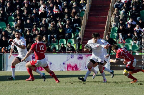 Сборная Грузии одержала победу над российской командой в Кубке европейских наций по регби с разгромным счетом – сорок шесть - ноль. Матч прошел 17 марта на стадионе имени Михаила Месхи при переполненных трибунах – впервые за последние четыре года российская сборная играла в Тбилиси. - Sputnik Грузия