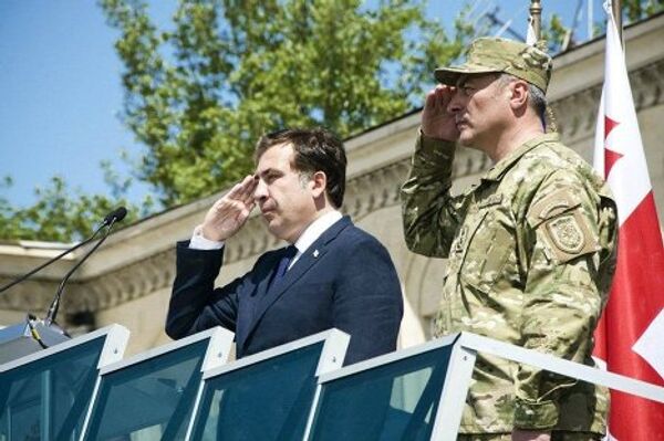 Михаил Саакашвили отметил, что уровень доверия в грузинском общества к полиции настолько высок, что опережает многие развитые страны. - Sputnik Грузия