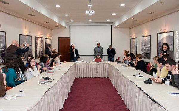 Первая Российско-грузинская школа журналистики «Современная журналистика и новейшие информационные технологии» проходила в течение недели в Тбилиси. - Sputnik Грузия