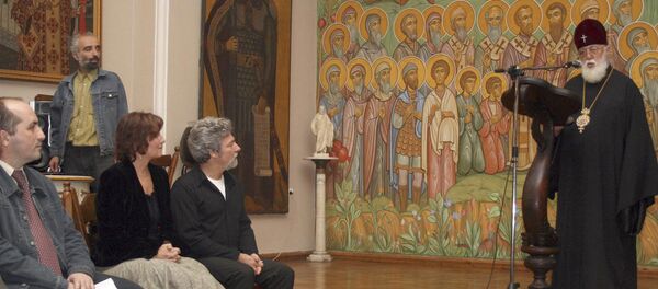 Католикос-патриарх всея Грузии Илия Второй в Патриархии Католикос-патриарх всея Грузии Илия Второй в Патриархии - Sputnik Грузия