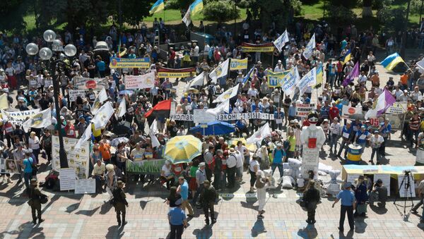 Митинг финансового Майдана в Киеве - Sputnik Грузия