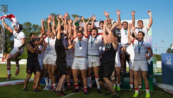 Юношеская сборная Грузиипо регби победила в турнире World Rugby U20 Trophy - Sputnik Грузия