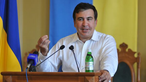 Экс-президент Грузии М.Саакашвили посетил Львов - Sputnik საქართველო