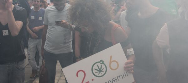 აქცია მარიხუანისთვის აქცია მარიხუანისთვის - Sputnik საქართველო
