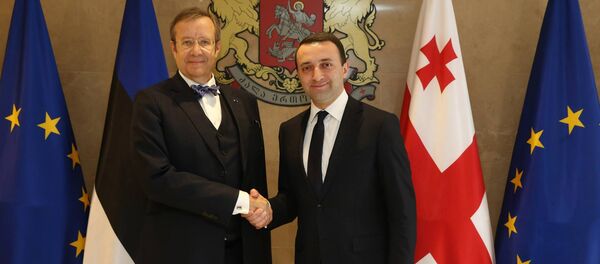 Гарибашвили и Ильвес обсудили вопросы сотрудничества - Sputnik Грузия